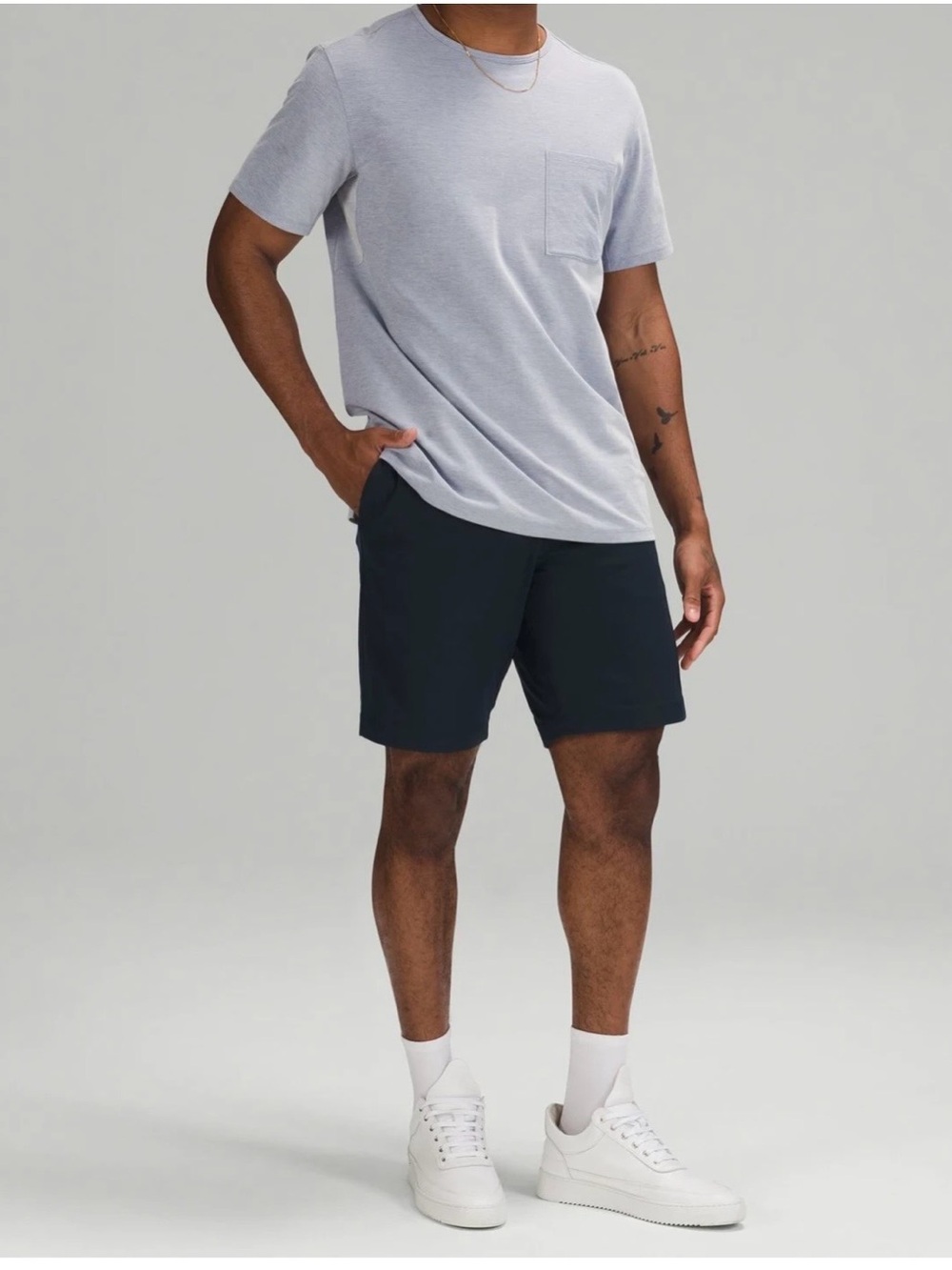 Men's Lululemon Commission Golf Short ABC Classic 9" Navy Blue. Size 38 LM7AWQS
